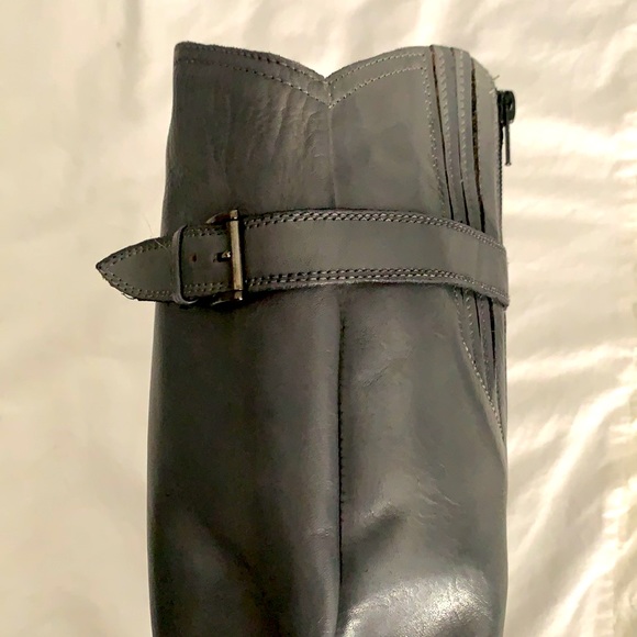 Garnet Hill Gabriella Leather Riding Boots - Picture 5 of 5